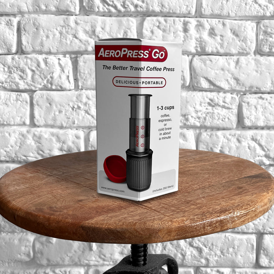 Aerobie AeroPress Go Filterkaffee Zubehör Zubereitung - The Holy Cross Brewing Society
