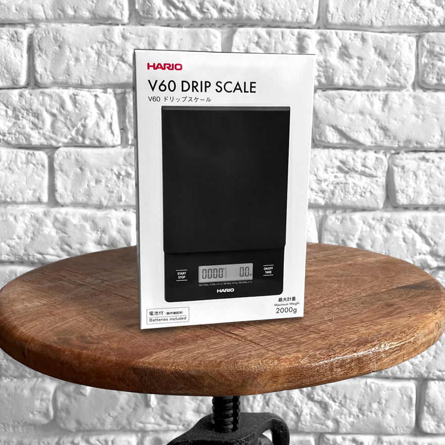 Hario V60 Drip Scale Kaffeewaage Zubereitung Zubehör - The Holy Cross Brewing Society