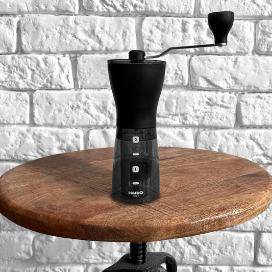 Hario Ceramic Coffee Mill Mini Slim Kaffeemühle Handmühle Zubereitung Zubehör - The Holy Cross Brewing Society