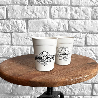THCBS The Holy Cross Brewing Society Cappuccino Espresso Café Latte Mehrwegbecher Kaffeebecher Becher LatteArt Zubehör Zubereitung